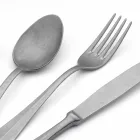 Lyxdesign Stålbestick Vintage färgad effekt 24 delar - Tigger Viadurini