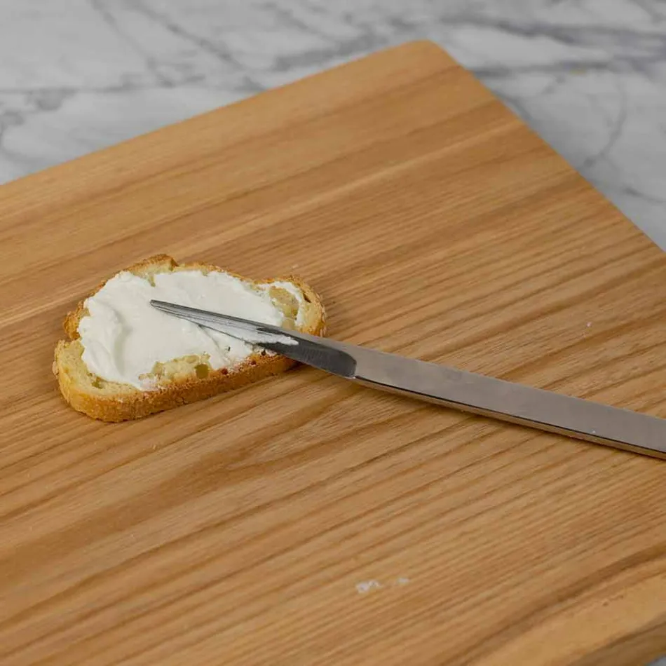 Bestick av rostfritt stål med ätpinnar i italiensk lyxdesign - Carronde Viadurini