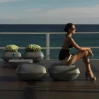 Kudde av Vondom design utomhuspuff i polyeten. 67x67 cm Viadurini