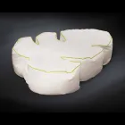 Sittpuff exteriör och interiör konstläder vattenavvisande nautisk Philo Viadurini