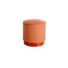 Pouf för utomhus, i polyeten och tyg eller läder - Mara Slide Viadurini