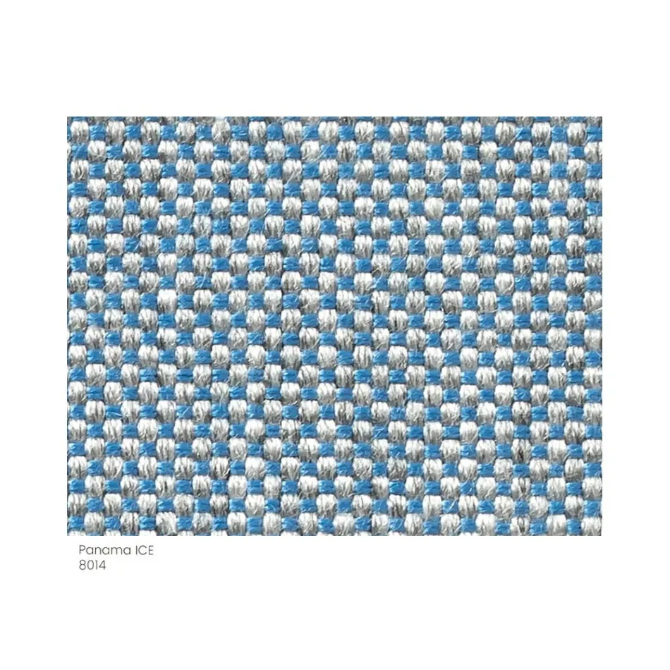 Trädgårdspuff stoppad och täckt av tyg tillverkad i Italien - smör Viadurini