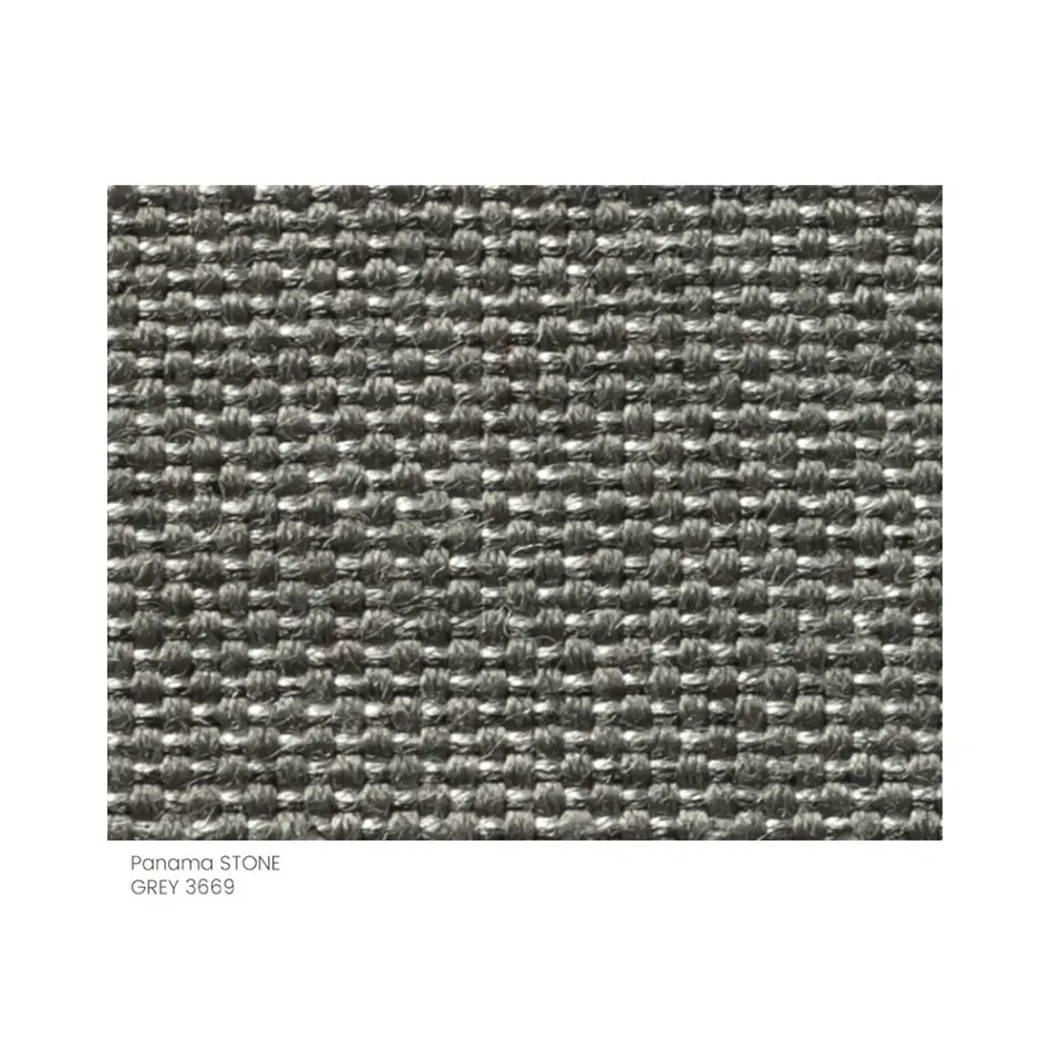 Trädgårdspuff stoppad och täckt av tyg tillverkad i Italien - smör Viadurini