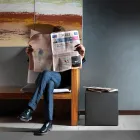 Trädgårdspuff i polyeten 8 ytbehandlingar Made in Italy - Viky Viadurini