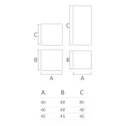 Trädgårdspuff i polyeten 8 ytbehandlingar Made in Italy - Viky Viadurini