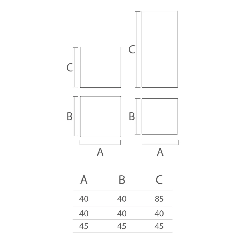 Trädgårdspuff i polyeten 8 ytbehandlingar Made in Italy - Viky Viadurini