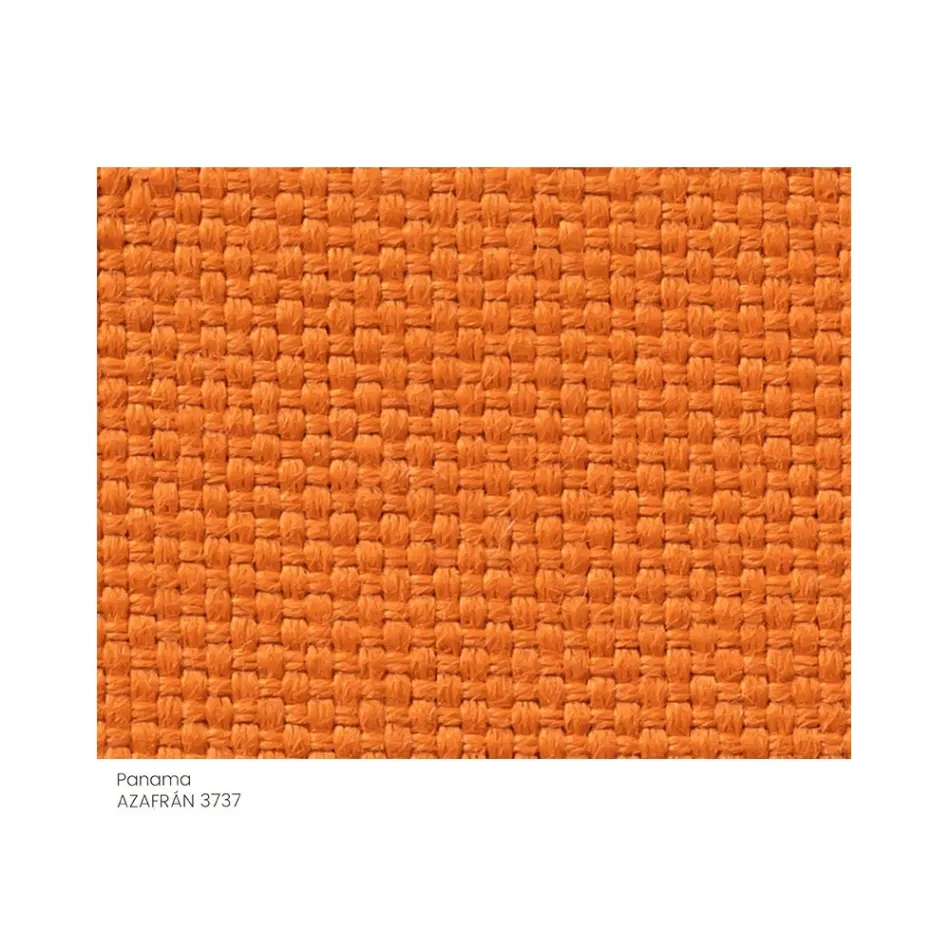 Trädgårdspuff i tyg med metallfötter Made in Italy - Smör Viadurini