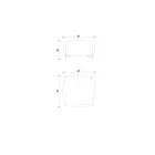 Trädgårdspuff i tyg med metallfötter Made in Italy - Smör Viadurini