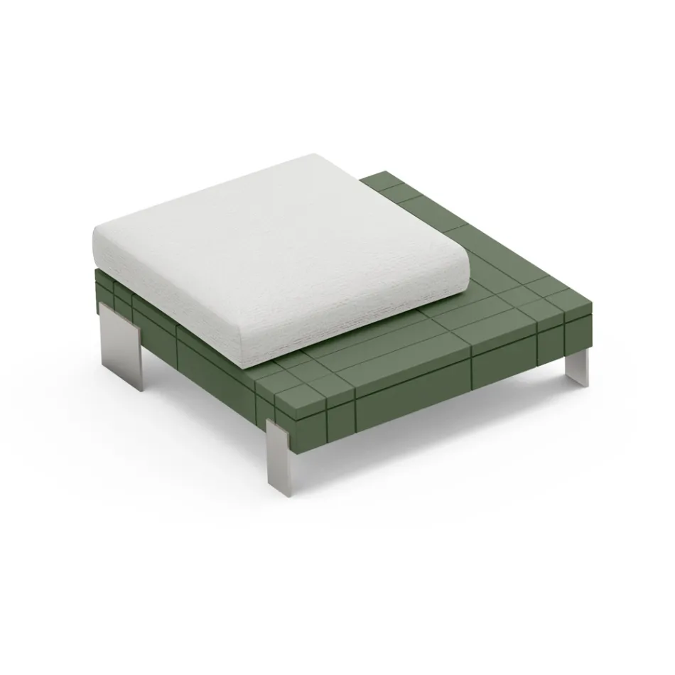 Vardagsrumspuff i polyeten i olika färger - Orbis Viadurini