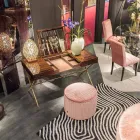 utformning pouf tyg Belle 1 Viadurini