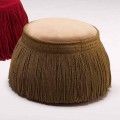 Stoppade sittpuff vardagsrum lyx 60cm klassisk design diameter, Simon