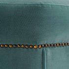 Modern tuff täckt i tyg med detaljer i mässing - Brunello finish Viadurini