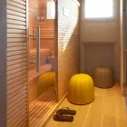 Mjukt färgad puff Slide Gelee i polyuretan tillverkad i Italien Viadurini