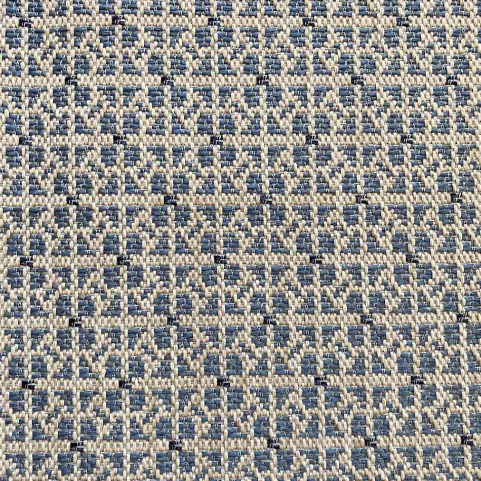 Mjuk rektangulär ottomansk puff för inomhus- och utomhusbruk i tyg - Naemi Viadurini