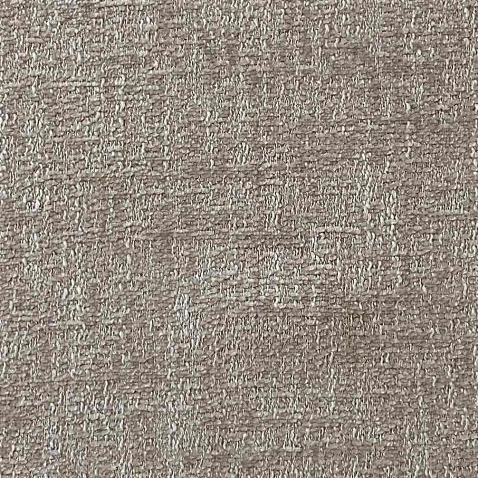 Rund ottomansk sittpuff till vardagsrummet i färgad Chenille 3 storlekar - Evelyne Viadurini