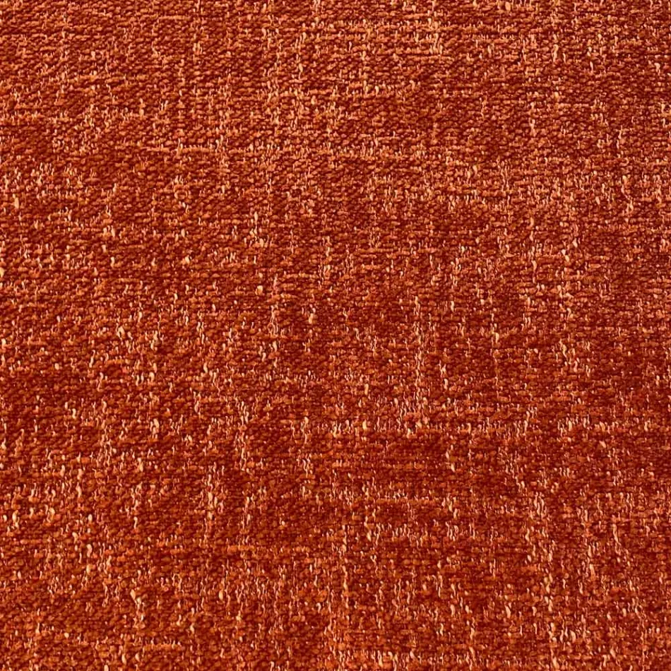 Rund ottomansk sittpuff till vardagsrummet i färgad Chenille 3 storlekar - Evelyne Viadurini