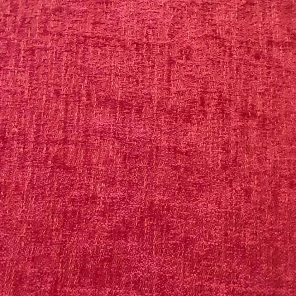 Rund ottomansk sittpuff till vardagsrummet i färgad Chenille 3 storlekar - Evelyne Viadurini