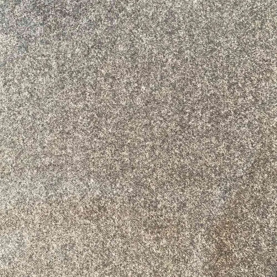 Rund ottomansk sittpuff till vardagsrummet i färgad Chenille 3 storlekar - Evelyne Viadurini