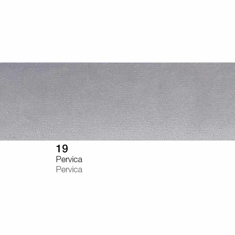 Rund fotstödspuff täckt i tyg tillverkad i Italien - Gigno Viadurini