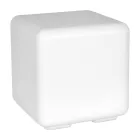 Puff Trädgårdssoffbord i färgad polyeten Made in Italy - Colores Viadurini