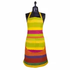 Precious Hand Painted Hamp Handmade Forkläde Tillverkad i Italien - Märken Viadurini