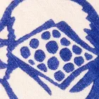 Grytor för italiensk konst i rent linne med handtryckt enda stycke - märken Viadurini