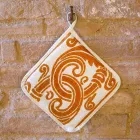 Grytor för italiensk konst i rent linne med handtryckt enda stycke - märken Viadurini