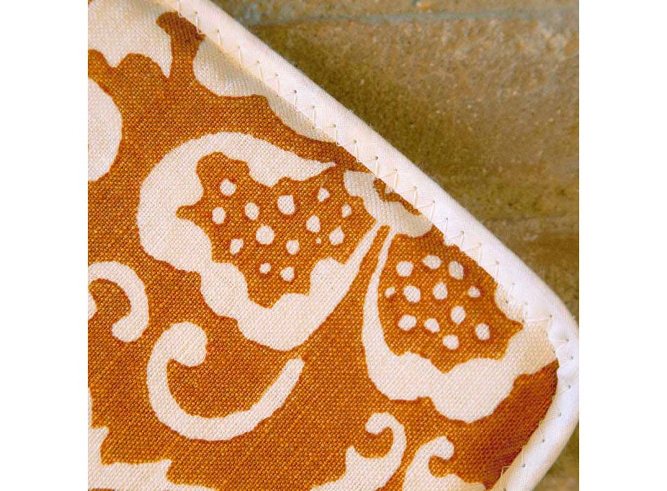 Grytor för italiensk konst i rent linne med handtryckt enda stycke - märken Viadurini