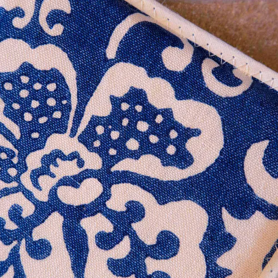 Grytor för italiensk konst i rent linne med handtryckt enda stycke - märken Viadurini