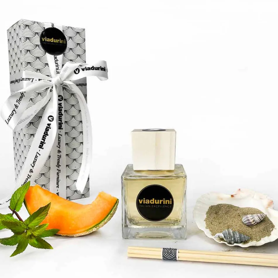 Havsvatten luftfräschare 200 ml med pinnar - Essenzadiportofino Viadurini