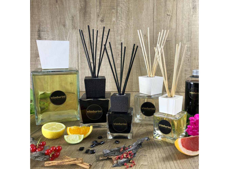 Amber Fragrance Home Air Freshener 200 ml med Sticks - Romaeterna Viadurini