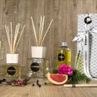 Amber Fragrance Home Air Freshener 200 ml med pinnar - Sassidimatera Viadurini