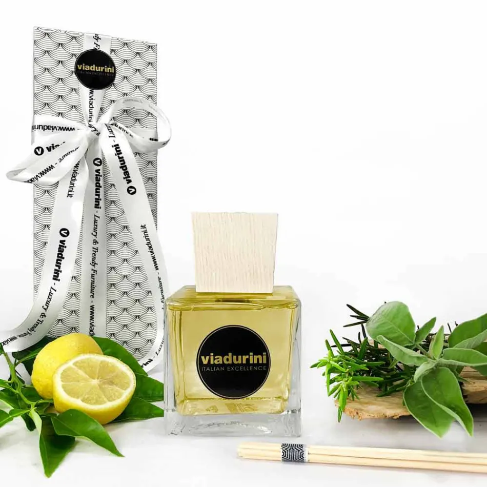 Bergamot Fragrance Home Air Freshener 500 ml med pinnar - Ladolcesicilia Viadurini