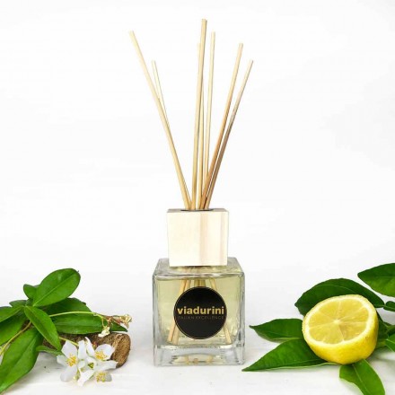 Läder Fragrance Room Parfymer 200 ml med Sticks - Lavecchiavenezia Viadurini