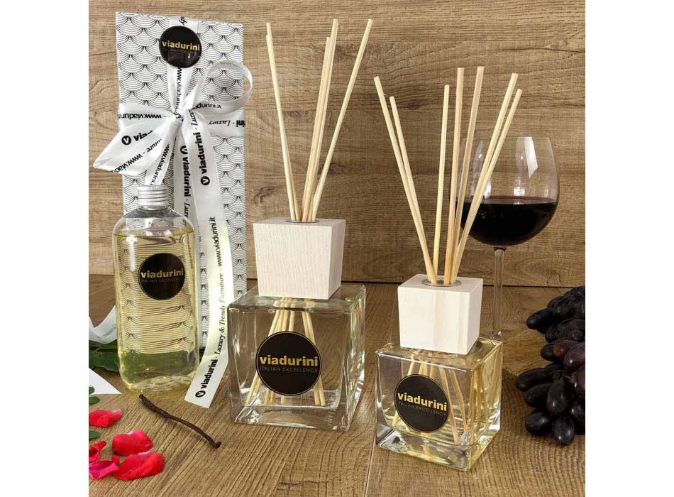 Ambient Fragrance Oud Wood 200 ml med Sticks - Ventodisardegna Viadurini