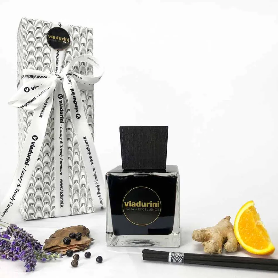 Hem Fragrance Ingefära Svartpeppar 500 ml med Sticks - Viaduriniinblack Viadurini