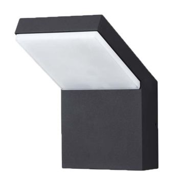 18W LED utomhusvägglampa i vit eller svart aluminium - Nerea