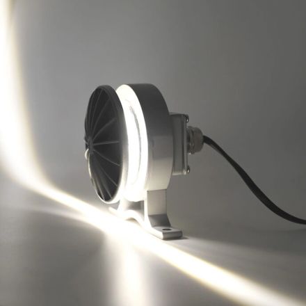 5W utomhus LED spotlight i aluminiumgrå finish - Dayane Viadurini