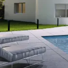 Utomhus LED Spotlight i Vit eller Svart Aluminium - Trädgård Viadurini