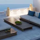 Utomhus LED-projektor i aluminium med rörelsesensor - Nerea Viadurini