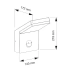 Utomhus LED-projektor i aluminium med rörelsesensor - Nerea Viadurini