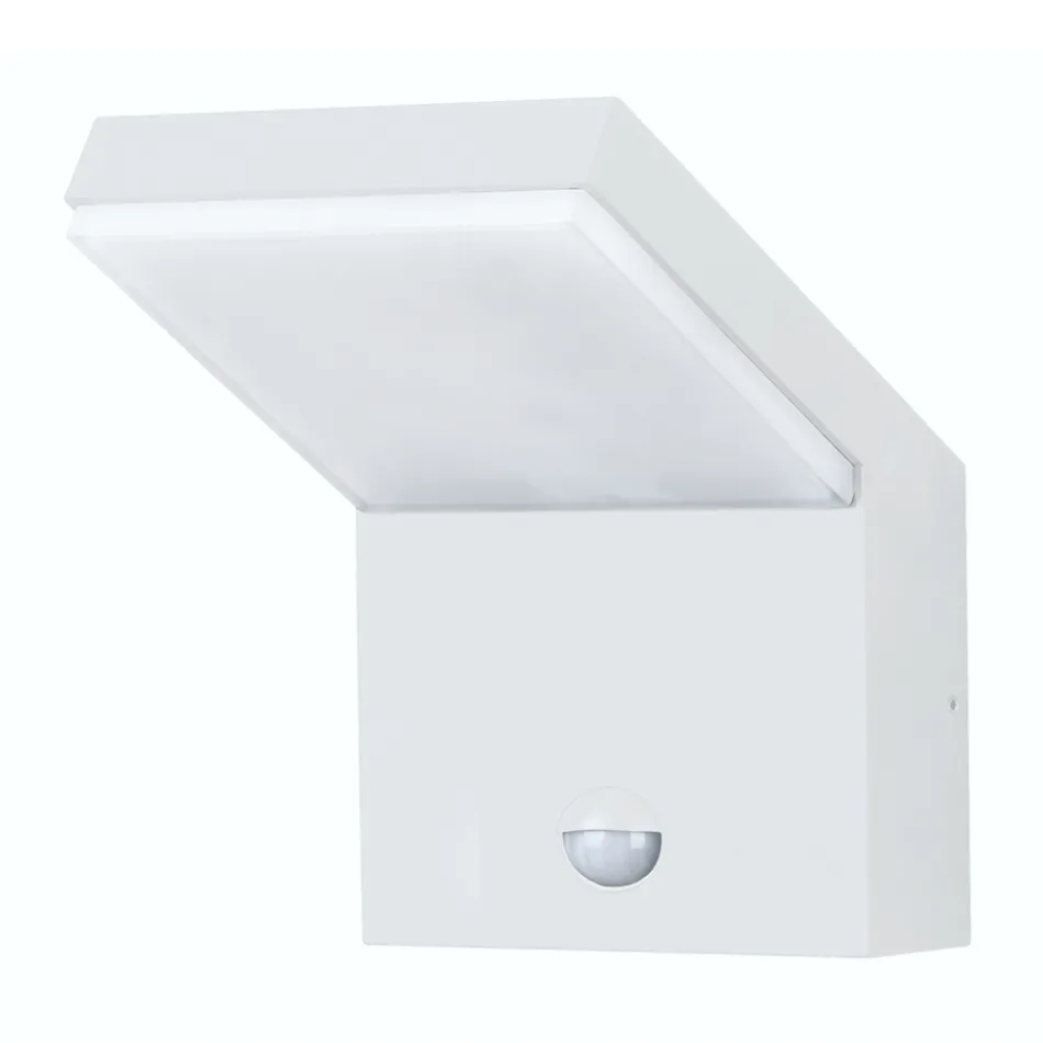 Utomhus LED-projektor i aluminium med rörelsesensor - Nerea Viadurini