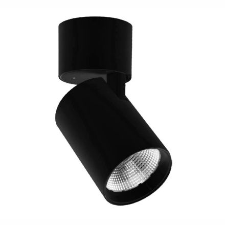Justerbar LED-taklampa i vit eller svart aluminium - Point Viadurini