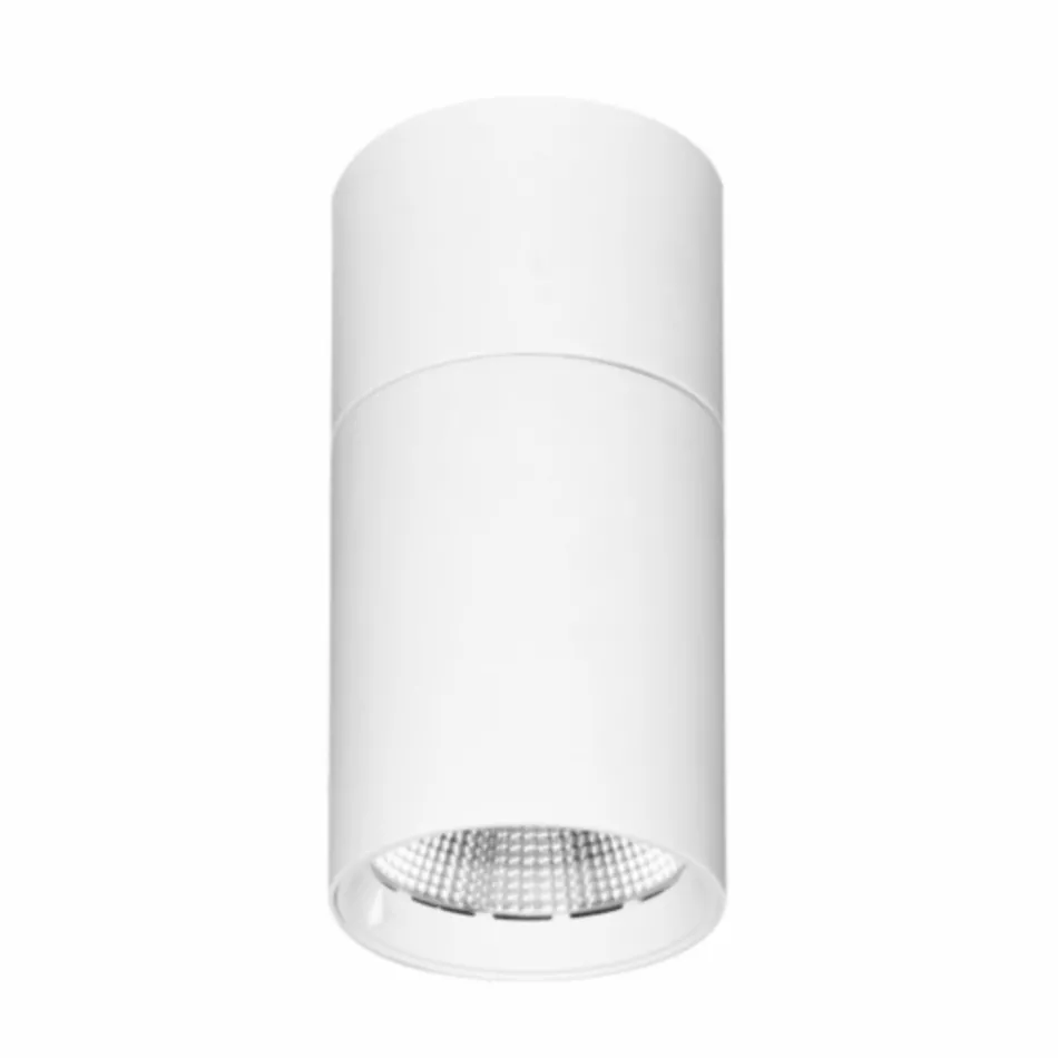 Justerbar LED-taklampa i vit eller svart aluminium - Point Viadurini