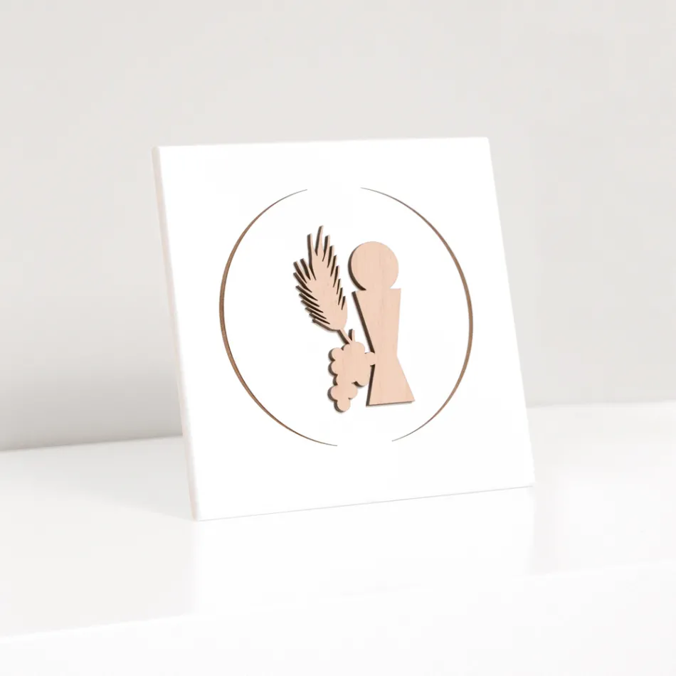 Liten bild föreställande nattvardsbägaren lasergraverad tillverkad i Italien - Philippe Viadurini