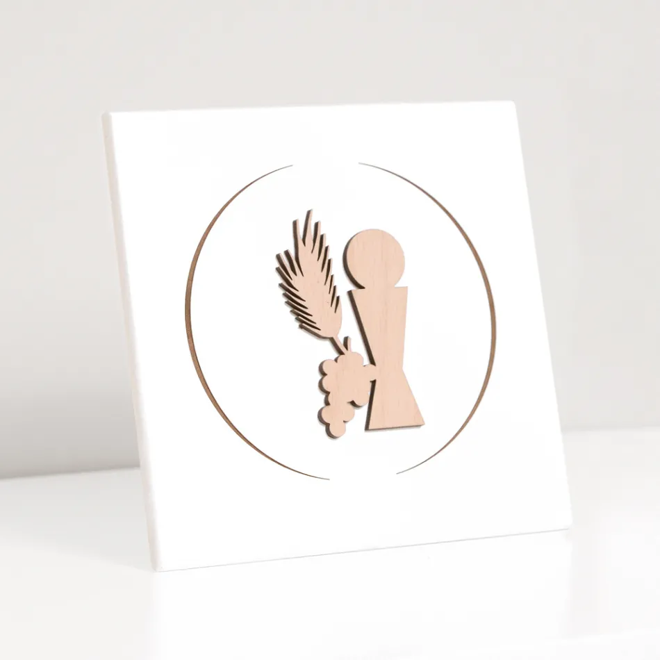 Liten bild föreställande nattvardsbägaren lasergraverad tillverkad i Italien - Philippe Viadurini