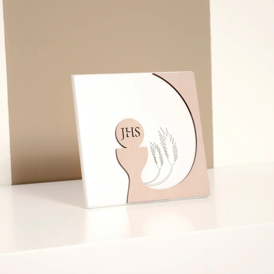 Liten bild föreställande nattvarden lasergraverad Made in Italy - Ingrid Viadurini