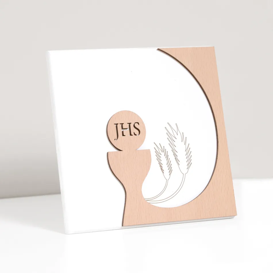 Liten bild föreställande nattvarden lasergraverad Made in Italy - Ingrid Viadurini