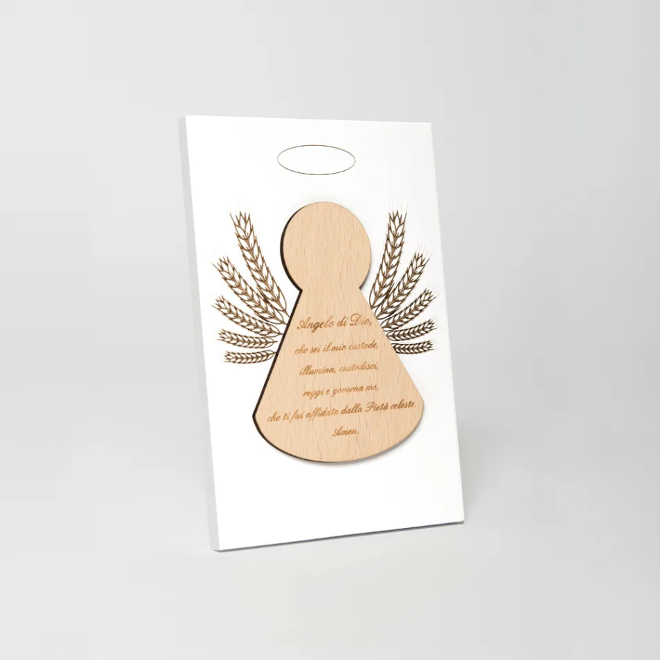 Liten bild föreställande en liten ängel med majsöron Tillverkad i Italien - Greta Viadurini