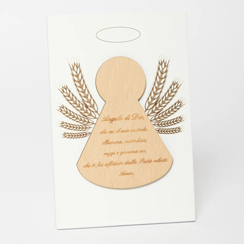 Liten bild föreställande en liten ängel med majsöron Tillverkad i Italien - Greta Viadurini